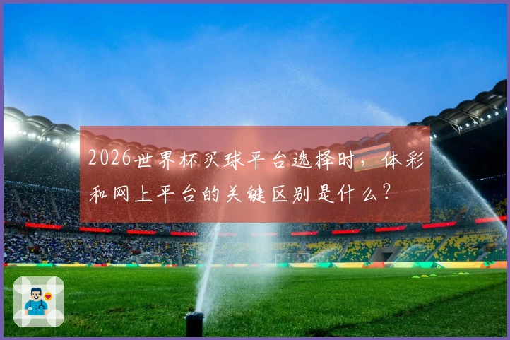 2026世界杯买球平台选择时，体彩和网上平台的关键区别是什么？
